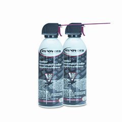 Compressed gas duster, two 10OZ cans per pack 51505