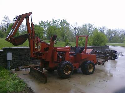 Ditch witch R65 trencher w/ backhoe