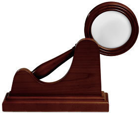 Levenger bettman magnifier-dark cherry *scr*