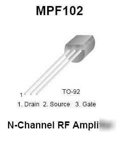 MPF102 rf fet transistor design kit #1 (#1600)