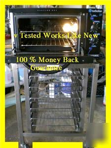 Moffat E25 convection oven s/s stand 6 racks clean # 2