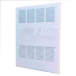 Pcu 7 hot water wall heater | recessed mount | fan