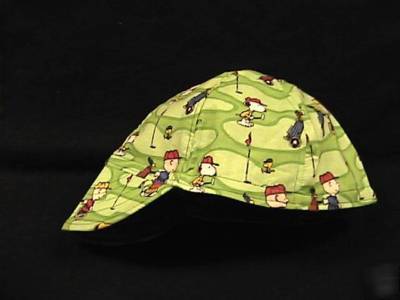 Peanuts gang golfing welding cap