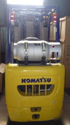  komatsu propane powered forklift 3,500 lbs 1,000 hrs