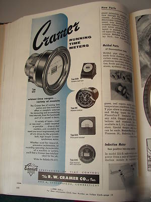 Manufacturing machine design antique 1956 january-march