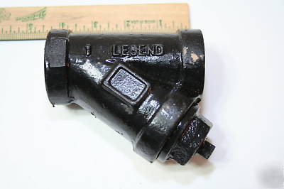 New legend model t-17 cast iron y strainer lot of 4 
