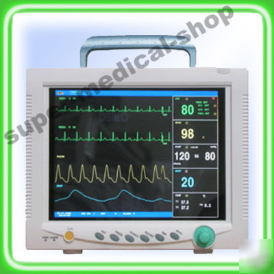 Nib 6 parameter patient monitor ecg/ekg/SPO2/temp/ p