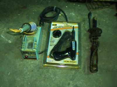 Rare lot vintage soldering tools-weller-rare lenk-gunnr