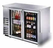 True tbb-24-48G-s| back bar cooler, glass doors