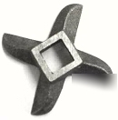 Universal meat grinder head attachment knife plate pan