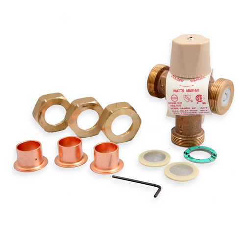 Watts thermostatic mixing valve 0206000 mmv-us M1 1/2