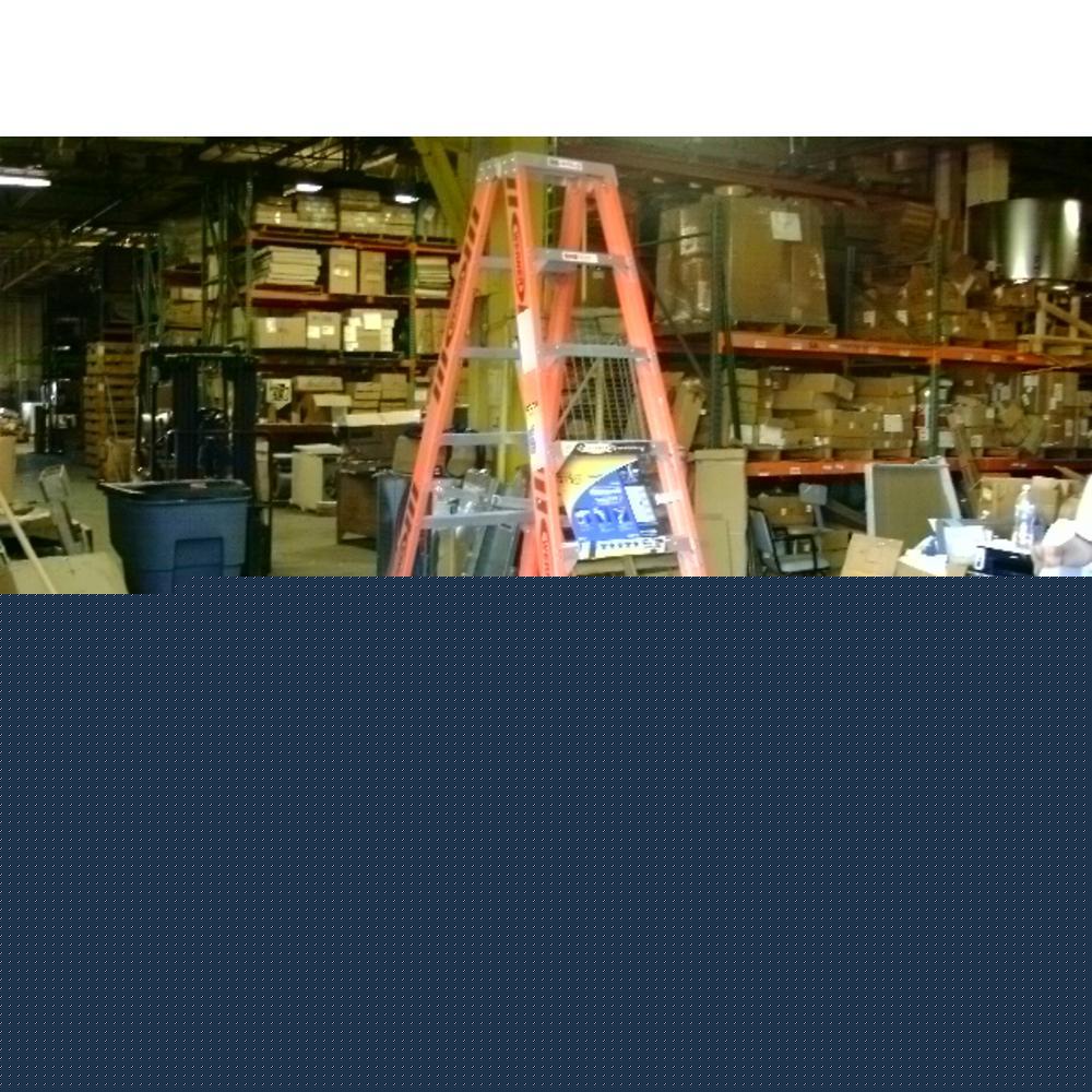 Werner T7408 fiberglass twin stepladder 162457