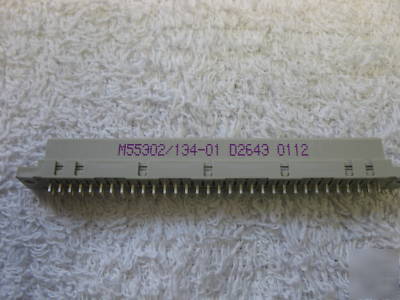 X4 pcs electrical plug connector - p/n M55302/134-01 