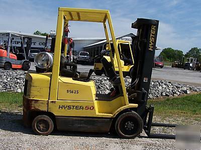 Hyster 5000 lb cushion tire forklift 2001