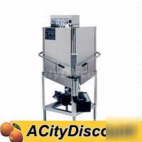 Low temp convertible door type dishwasher 40 racks/ hr