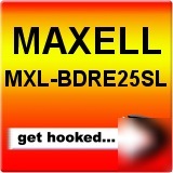 Maxell mxl-BDRE25SL bd re blu ray rewriteable disk disc