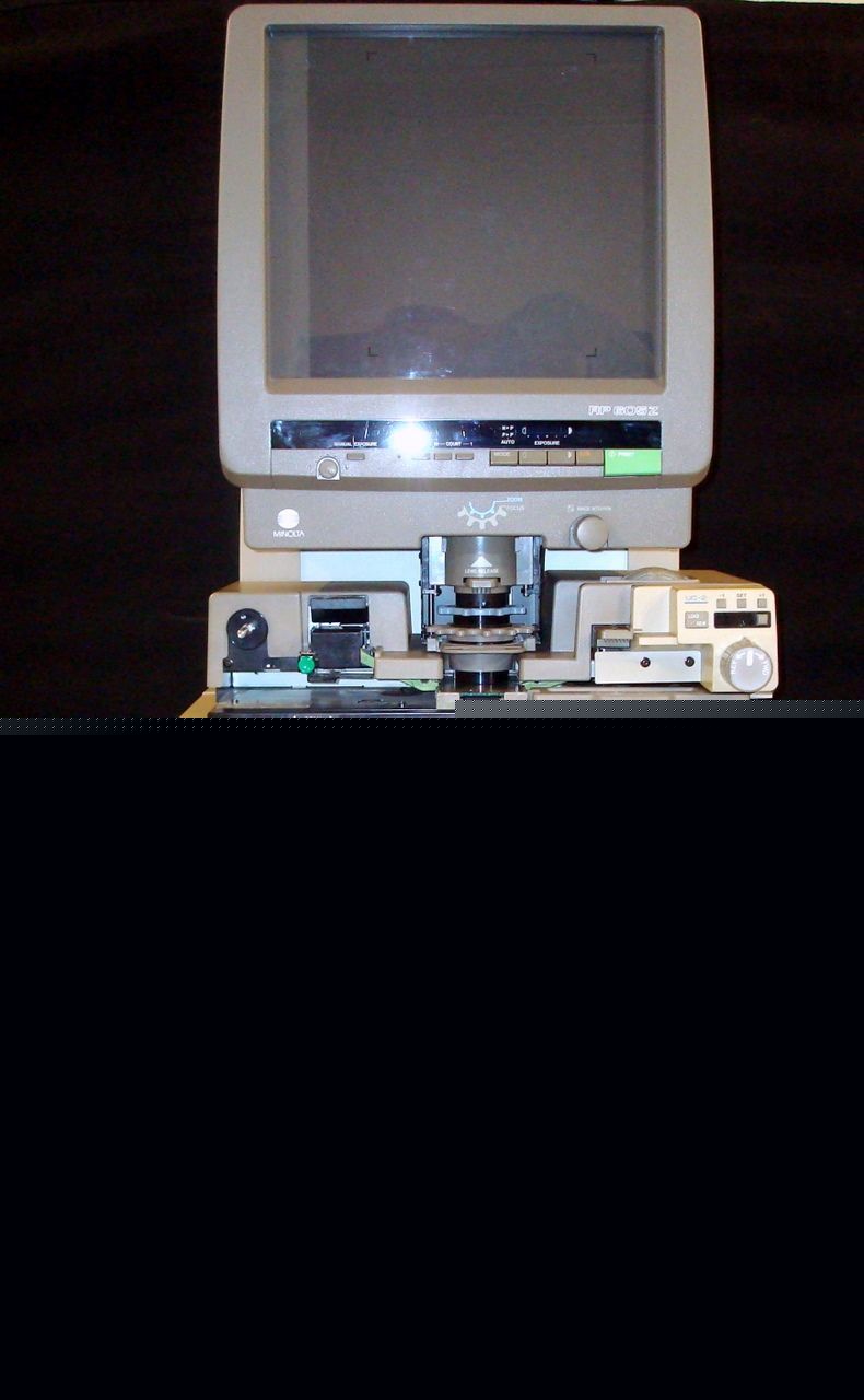 Minolta 605Z microfiche / roll microfilm reader printer