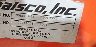 2000 salsco 813 diesel wood chipper w/ trailer