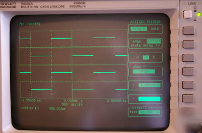 54502A 400MHZ 400 msa/s 2 chan digital oscilloscope