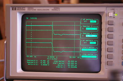 54502A 400MHZ 400 msa/s 2 chan digital oscilloscope