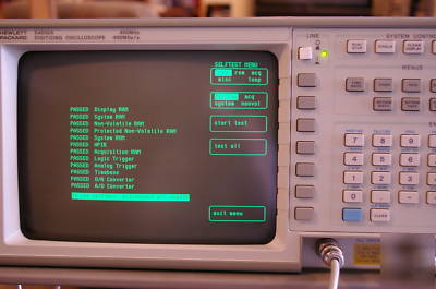 54502A 400MHZ 400 msa/s 2 chan digital oscilloscope