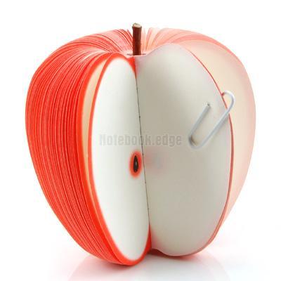 Apple desk note writing memo pad paper post it sticky