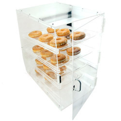 Bakery pastry donut display case - 4 shelves cabinet
