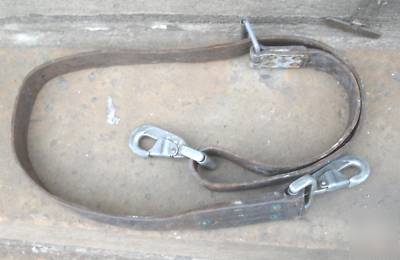 Bashlin safety belt & climbing spikes-gaffs