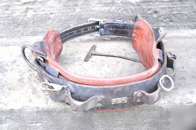 Bashlin safety belt & climbing spikes-gaffs