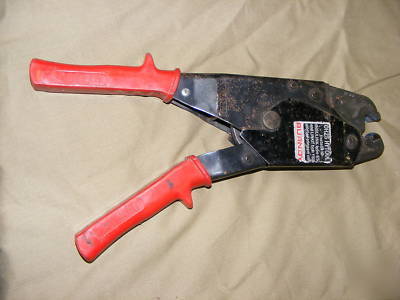 Burndy oh-25 OH25 one hand ratchet crimp tool