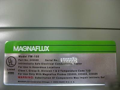 Eddy current digital conductivity magnaflux ndt 