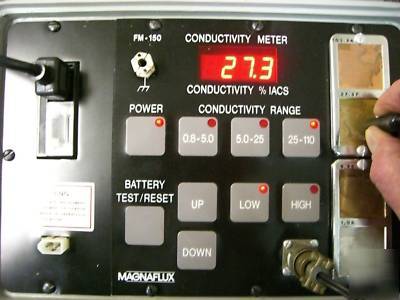Eddy current digital conductivity magnaflux ndt 