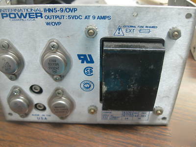 IHN5-9/ovp international power supply used