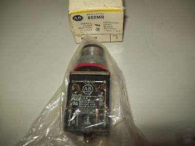 New allen bradley 800MR-B2A push button 