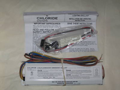 New chloride 700 lumen fluorescent emergency ballast