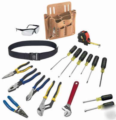 New klein 80118 18 piece journeyman tool set 