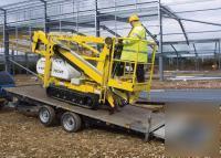 New nifty TD34T 40' track drive boom lift, ,20' outreach