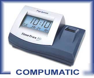 New pyramid timetrax biometric fingerprint time clock