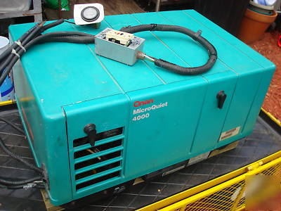 Onan microquiet 4KW 4000WATT rv generator