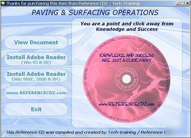 Road construction - paving & surfacing operations