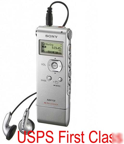Sony icd-UX71 digital voice recorder usb pc MP3 1GB