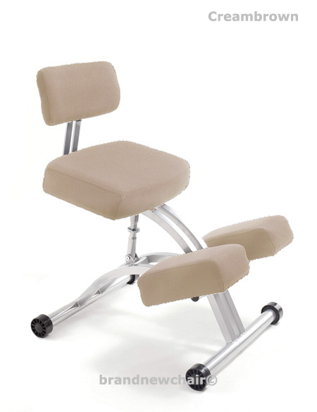 Super thick deluxe kneeling office chair with back cb