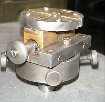 Vise w/ chuck,ornamental, engine turning, guilloche