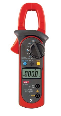 146,clamp clip multimeter ammeter test dc current UT203