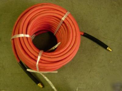 Air hose red rubber 1/4 inch dia. 50 foot HA44-050E