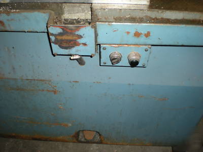 Drill feed table w/coolant system & extra drill units