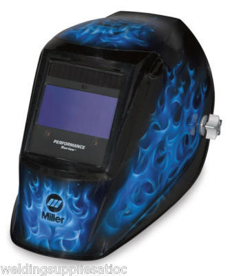 Miller performance blue rage welding helmet 241458