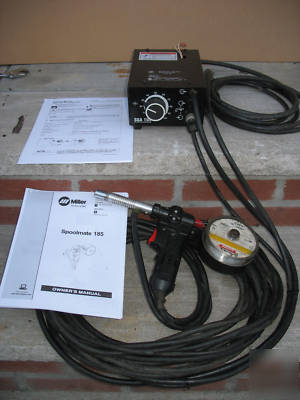 Miller sga 100 controller and spoolmate 185 spoolgun