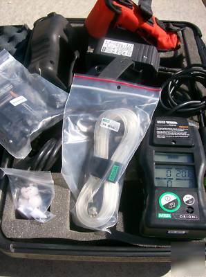 Msa orion multigas detector,complete kit,w/msa case