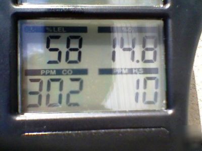 Msa orion multigas detector,complete kit,w/msa case